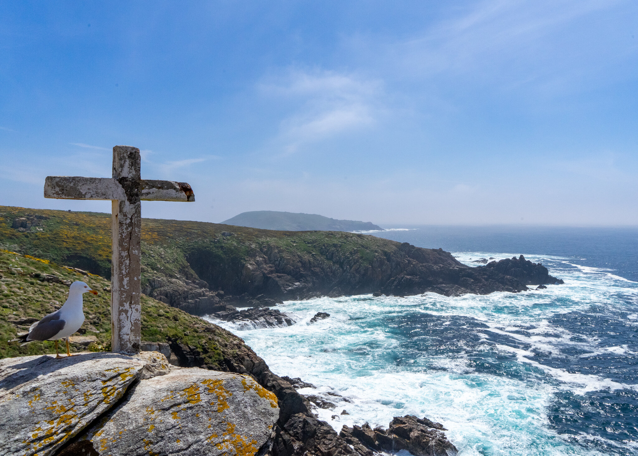 Burato do Inferno on Ons Island in Galicia