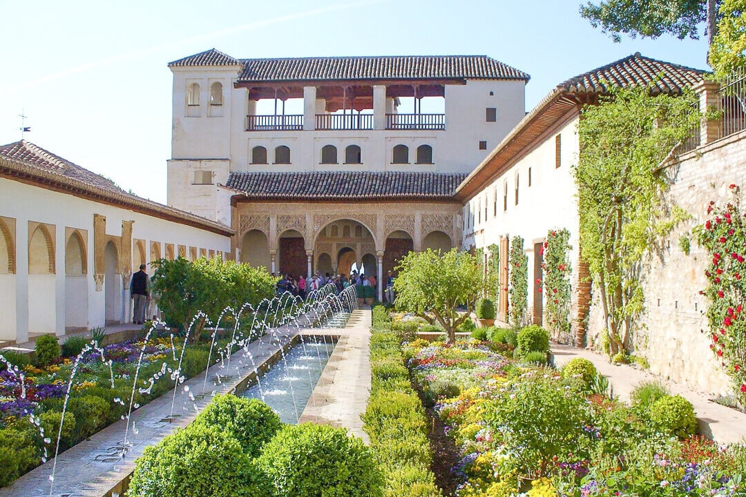 Generalife Palace with gardens